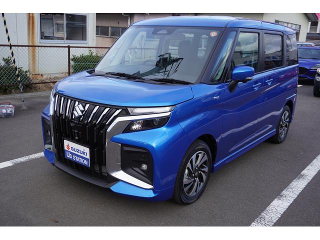 ソリオバンディット バンディット HYBRID MV 3型 4WD CVT 全方位カメラ付メーカー9インチナビ 衝突被害軽減ブレーキシステム 低速時ブレーキサポート 前後誤発進抑制機能 車線逸脱警報機能 先行車お知らせ機能(4枚目)