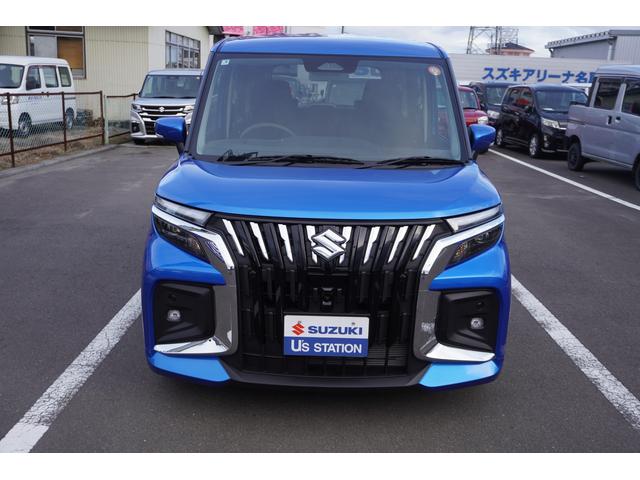 ソリオバンディット バンディット HYBRID MV 3型 4WD CVT 全方位カメラ付メーカー9インチナビ 衝突被害軽減ブレーキシステム 低速時ブレーキサポート 前後誤発進抑制機能 車線逸脱警報機能 先行車お知らせ機能(5枚目)