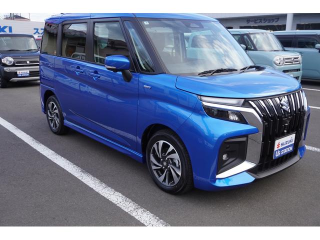 ソリオバンディット バンディット HYBRID MV 3型 4WD CVT 全方位カメラ付メーカー9インチナビ 衝突被害軽減ブレーキシステム 低速時ブレーキサポート 前後誤発進抑制機能 車線逸脱警報機能 先行車お知らせ機能(6枚目)