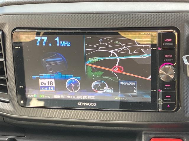 ミライース Ｂ　４ＷＤ　ＥＴＣ　バックカメラ　ナビ　キーレスエントリー　アイドリングストップ　電動格納ミラー　ＣＶＴ　盗難防止システム　ＡＢＳ　ＥＳＣ　ＣＤ　ＵＳＢ　衝突安全ボディ　エアコン　パワーステアリング（4枚目）