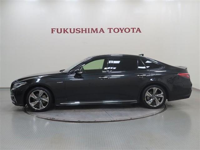 クラウンハイブリッド ＲＳアドバンス　フルセグ　メモリーナビ　ＤＶＤ再生　ミュージックプレイヤー接続可　バックカメラ　衝突被害軽減システム　ＥＴＣ　ドラレコ　ＬＥＤヘッドランプ　ワンオーナー　記録簿　アイドリングストップ（3枚目）