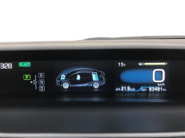 プリウス Ｓ　４ＷＤ　ワンセグ　メモリーナビ　ミュージックプレイヤー接続可　バックカメラ　衝突被害軽減システム　ＥＴＣ　ＬＥＤヘッドランプ　記録簿　アイドリングストップ（16枚目）