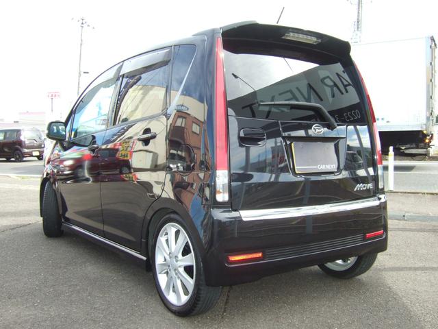 ムーヴ カスタム　ＲＳ　ターボ純正オプションレーダークルーズコントロール　プッシュスタート＆キーフリー　スペアキー　ＨＤＤナビフルセグＴＶ　ＥＴＣ　オートエアコン　ＨＩＤ＆フォグランプ　サイドエアバック　タイミングチェーン（2枚目）