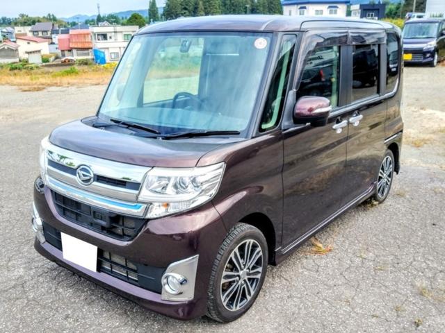 タント カスタムＲＳ　ＳＡ　ターボ　４ＷＤ　社外ナビ　フルセグ　ドラレコ　両側電動スライドドア（2枚目）