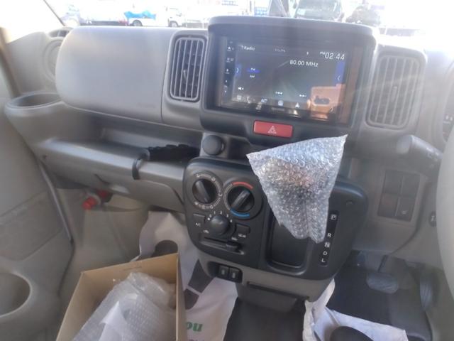 エブリイ PC 4WD 1インチリフトアップ 社外ディスプレイオーディオ 6スピーカーシステム 社外チューンナップウーハー 社外ホイール エンジンスターター ETC 社外スキッドガード 当社デモカー(8枚目)