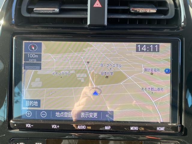 プリウス ＳセーフティプラスＩＩ　ＳセーフティプラスＩＩ　純正９インチナビ　Ｂｌｕｅｔｏｏｔｈオーディオ　プッシュスタート　ビルドインＥＴＣ　前後ドライブレコーダー　クルーズコントロール　純正１５インチＡＷ（9枚目）