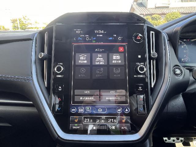 レヴォーグ ＧＴ－Ｈ　ＥＸ　純正１１．４インチナビ＿黒本革シート＿電動リアゲート＿サイドカメラ＿バックカメラ＿ＢＳＭ＿パワーシート＿ＬＥＤヘッドライト＿ビルトインＥＴＣ＿前後席シートヒーター＿レーダークルーズコントロール＿禁煙車（9枚目）