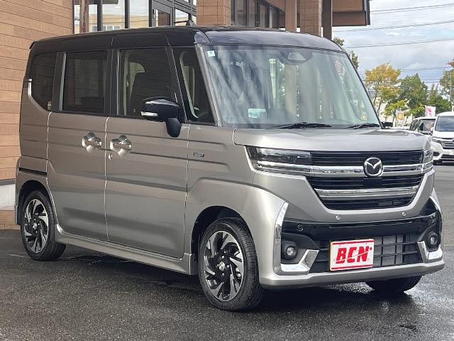 フレアワゴンカスタムスタイル ハイブリッドＸＳ　両側電動パワースライドドア　シーケンシャルＬＥＤヘッドライト　前席シートヒーター　ステアリングヒーター　クルーズコントロール　レーンキープアシスト　フォグライト　スマートキー　禁煙車（2枚目）