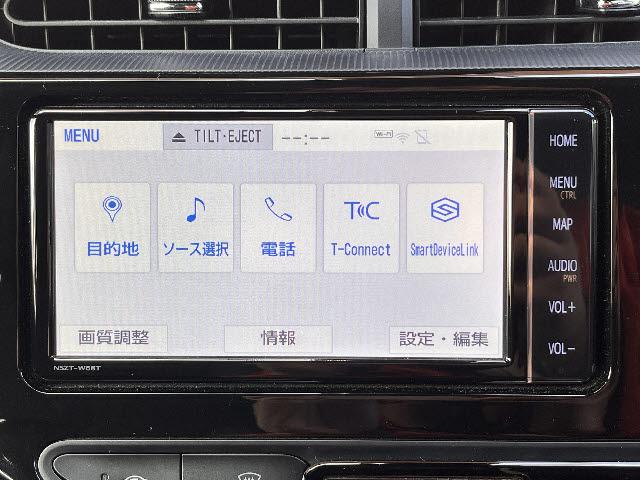 アクア クロスオーバー　グラム　クロスオーバーグラム　キーフリー２ケ　全方位モニター　前後ドライブレコーダー　純正ＳＤナビゲーション　ＥＴＣ　ＢＬＵＥＴＯＯＴＨ　　シートヒーター　セーフティーセンス　ハーフレザーシート（9枚目）