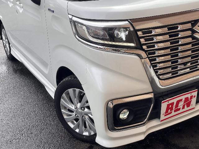 スペーシアカスタム ハイブリッドGS 社外ナビ_全方位カメラ_電動スライドドア_デュアルセンサーブレーキサポート_シートヒーター_クルーズコントロール_純正14インチアルミ_LEDヘッドライト_禁煙車(23枚目)