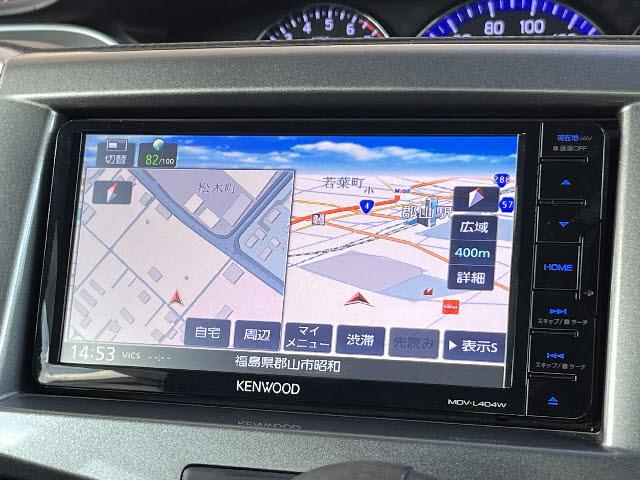 ソリオ ハイブリッドＭＸ　社外ナビ＿電動スライドドア＿前席シートヒーター＿ＥＴＣ＿フルセグＴＶ＿純正１５インチアルミ＿クルーズコントロール＿エンジンスターター＿禁煙車（9枚目）