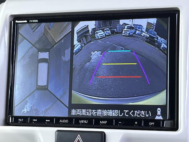 ハスラー ワンダラー ワンオーナー_純正8インチナビ_全方位カメラ_前席シートヒーター_デュアルセンサーブレーキサポート_フルセグTV_ビルトインETC_ハーフレザーシート_HIDヘッドライト_Bluetooth音楽_禁煙(10枚目)