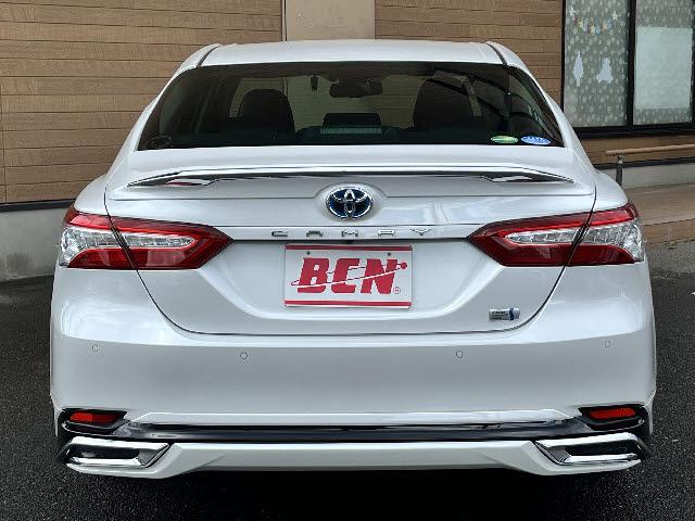 カムリ Gレザーパッケージ モデリスタフルエアロ_黒革シート_純正8インチナビ_Bカメラ_トヨタセーフティセンス_前席シートヒーター_電動トランク_レーダークルーズコントロール_ETC_カラーヘッドアップディスプレイ_禁煙車(22枚目)