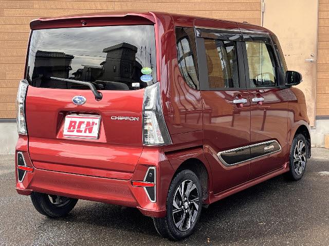 シフォン カスタムＲ　リミテッド　スマートアシスト　純正ナビ＿両側電動パワースライドドア＿全方位カメラ＿前席シートヒーター＿フルセグＴＶ＿ＬＥＤヘッドライト＿ハーフレザーシート＿純正１４インチアルミ＿Ｂｌｕｅｔｏｏｔｈ音楽＿ＤＶＤ再生＿禁煙車（5枚目）