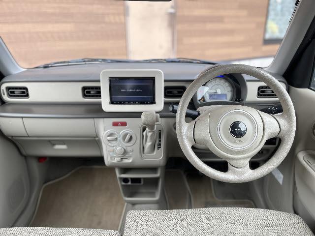 アルトラパン Ｇ　Ｇ　社外ＳＤナビゲーション　ＴＶ　プッシュスタートシステム　ＥＴＣレーダーブレーキサポート　キーフリー　インパネ５ＧＥＳ　ベンチシート（3枚目）