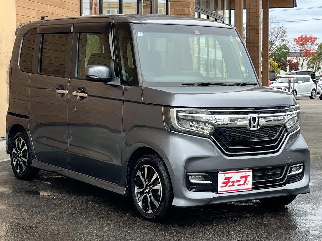 Ｎ－ＢＯＸカスタム Ｇ・Ｌホンダセンシング　純正ナビ＿電動スライドドア＿バックカメラ＿レーダークルーズコントロール＿ＬＥＤヘッドライト＿ビルトインＥＴＣ＿Ｂｌｕｅｔｏｏｔｈ音楽＿純正１４インチアルミ＿フロアマット＿ドアバイザー＿禁煙車（2枚目）