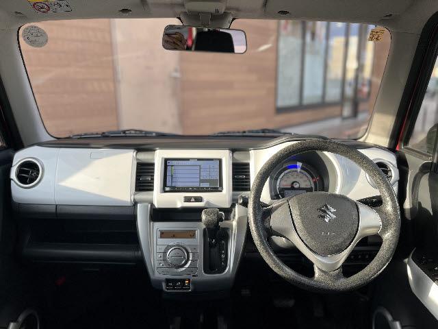 ハスラー Ｇ　４ＷＤ　社外メモリーナビ　シートヒーター　フルセグＴＶ　Ｂｌｕｅｔｏｏｔｈオーディオ　レーダーブレーキサポート　プッシュスタート　ＤＶＤ再生　　純正フロアマット　サイドバイザー　キーフリースペア有（3枚目）