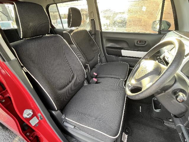 ハスラー Ｇ　４ＷＤ　社外メモリーナビ　シートヒーター　フルセグＴＶ　Ｂｌｕｅｔｏｏｔｈオーディオ　レーダーブレーキサポート　プッシュスタート　ＤＶＤ再生　　純正フロアマット　サイドバイザー　キーフリースペア有（7枚目）