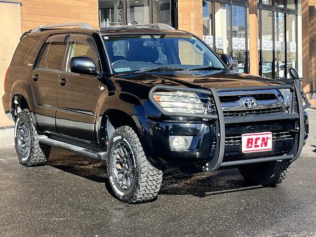 ハイラックスサーフ ＳＳＲ－Ｘリミテッド　６０ｔｈスペシャルＥＤ　社外ナビ＿フルセグＴＶ＿社外１７インチアルミ＿ルーフレール＿ＥＴＣ＿キーレス＿純正フロアマット＆ドアバイザー＿禁煙車（2枚目）