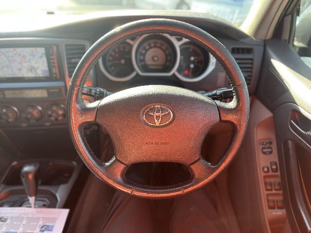 ハイラックスサーフ ＳＳＲ－Ｘリミテッド　６０ｔｈスペシャルＥＤ　社外ナビ＿フルセグＴＶ＿社外１７インチアルミ＿ルーフレール＿ＥＴＣ＿キーレス＿純正フロアマット＆ドアバイザー＿禁煙車（15枚目）