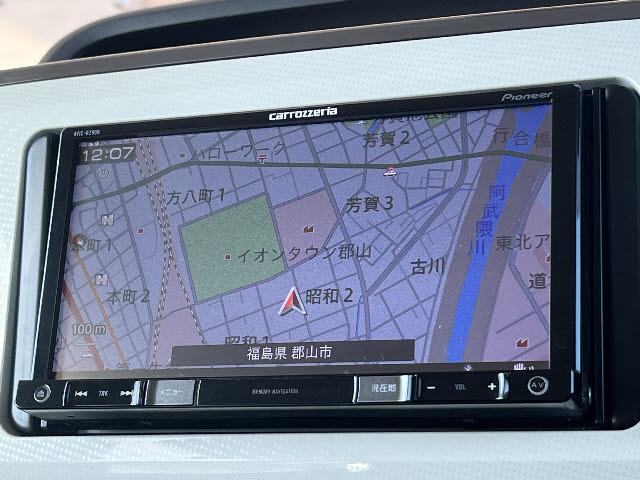 ムーヴキャンバス Ｘリミテッドメイクアップ　ＳＡＩＩ　社外ナビ＿両側電動パワースライドドア＿バックカメラ＿ＥＴＣ＿フルセグＴＶ＿Ｂｌｕｅｔｏｏｔｈ音楽＿スペアキー有＿純正フロアマット＆ドアバイザー＿禁煙車（9枚目）