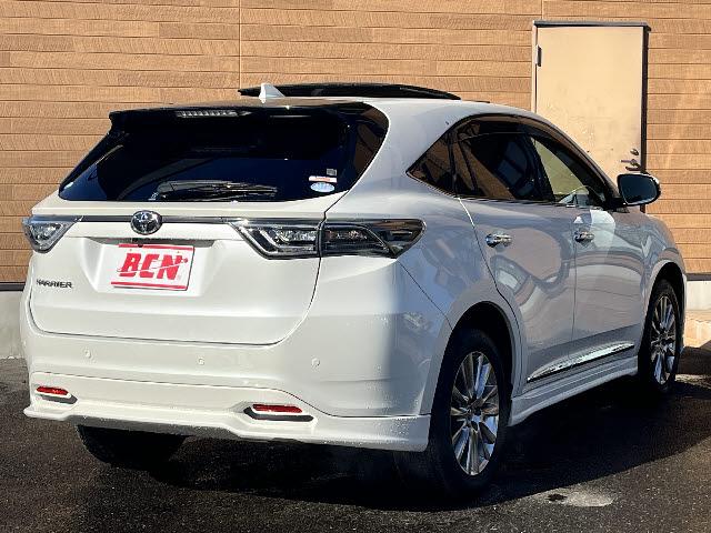 ハリアー プレミアム　サンルーフ＿アルパインビックＸ９型ナビ＿フロント＆リアエアロ付＿電動リアゲート＿フロント＆バックカメラ＿フルセグＴＶ＿ＨＤＭＩ対応＿ハーフレザーシート＿クルーズコントロール＿純正１８インチＡＷ＿禁煙車（5枚目）