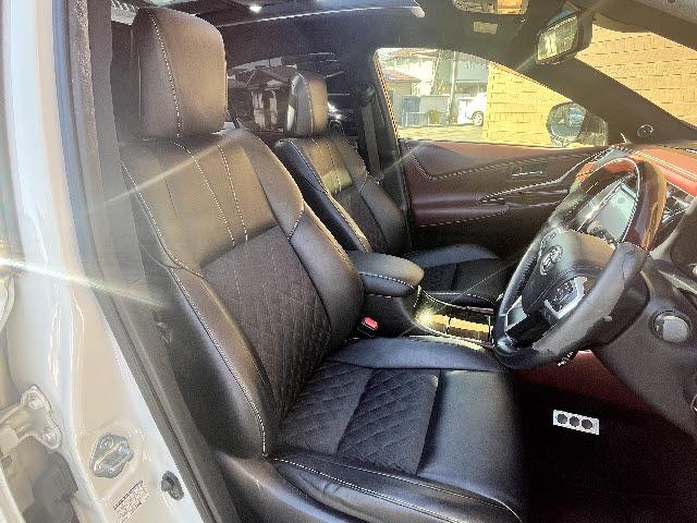 ハリアー プレミアム　サンルーフ＿アルパインビックＸ９型ナビ＿フロント＆リアエアロ付＿電動リアゲート＿フロント＆バックカメラ＿フルセグＴＶ＿ＨＤＭＩ対応＿ハーフレザーシート＿クルーズコントロール＿純正１８インチＡＷ＿禁煙車（7枚目）