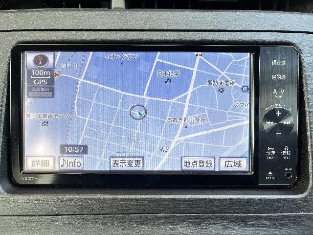 プリウス Ｓ　ＬＥＤエディション　純正ナビ＿バックカメラ＿フルセグＴＶ＿ビルトインＥＴＣ＿ＬＥＤヘッドライト＿フォグライト＿社外１７インチアルミ＿Ｂｌｕｅｔｏｏｔｈ音楽＿禁煙車（9枚目）