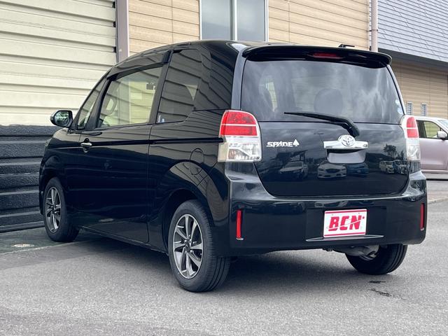 スペイド Ｆ　社外メモリーナビ　ワンセグＴＶ　パワースライドドア　モデリスタアルミ　シティーブレーキ　ドライブレコーダー　アイドリングストップ　横滑り防止　ＨＩＤヘッドライト　純正アルミホイール　ＨＩＤヘッドライト（5枚目）