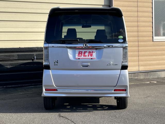Ｎ－ＢＯＸカスタム Ｇ　ターボＳＳパッケージ　両側パワースライドドア　純正メモリーナビ　ワンセグＴＶ　バックカメラ　Ｂｌｕｅｔｏｏｔｈ　シートヒーター　純正アルミホイール　アイドリングストップ　ＨＩＤヘッドライト　クルーズコントロール（6枚目）
