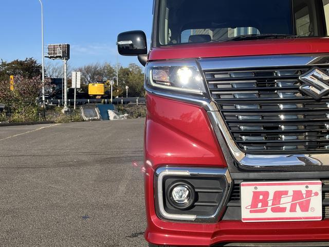 スペーシアカスタム ハイブリッドXS レーダーブレーキ 両側パワースライドドア 社外メモリーナビ フルセグTV バックカメラ Bluetooth ドライブレコーダー アイドリングストップ シートヒーター 純正アルミホイール(42枚目)