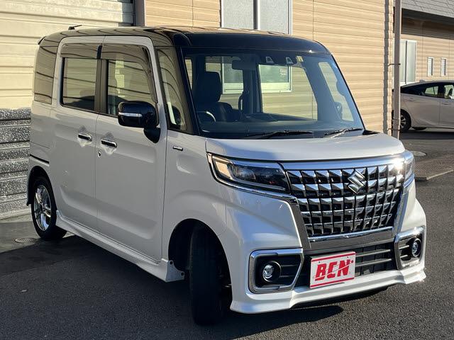 スペーシアカスタム ハイブリッドXS レーダーブレーキ 両側パワースライドドア 純正メモリーナビ Bluetooth シートヒーター LEDヘッドライト 純正アルミホイール オートライト クルーズコントロール(2枚目)