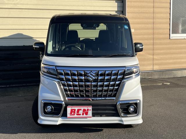 スペーシアカスタム ハイブリッドXS レーダーブレーキ 両側パワースライドドア 純正メモリーナビ Bluetooth シートヒーター LEDヘッドライト 純正アルミホイール オートライト クルーズコントロール(3枚目)