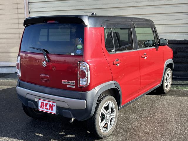 ハスラー Ｘ　レーダーブレーキ　純正メモリーナビ　フルセグＴＶ　アイドリングストップ　純正アルミホイール　シートヒーター　純正アルミホイール　ＨＩＤヘッドライト　プッシュスタート（6枚目）