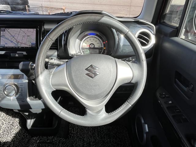 ハスラー Ｘ　レーダーブレーキ　純正メモリーナビ　フルセグＴＶ　アイドリングストップ　純正アルミホイール　シートヒーター　純正アルミホイール　ＨＩＤヘッドライト　プッシュスタート（17枚目）