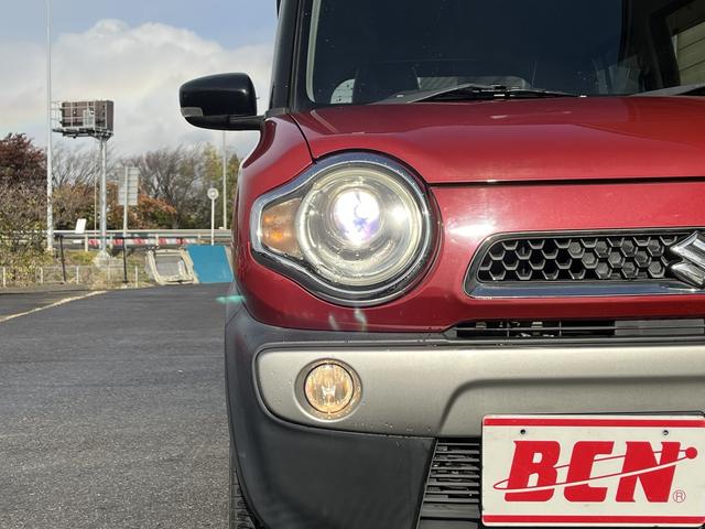 ハスラー Ｘ　レーダーブレーキ　純正メモリーナビ　フルセグＴＶ　アイドリングストップ　純正アルミホイール　シートヒーター　純正アルミホイール　ＨＩＤヘッドライト　プッシュスタート（36枚目）