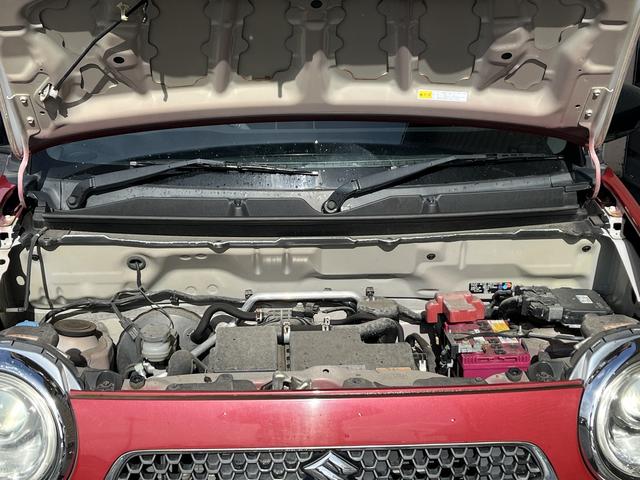 ハスラー Ｘ　レーダーブレーキ　純正メモリーナビ　フルセグＴＶ　アイドリングストップ　純正アルミホイール　シートヒーター　純正アルミホイール　ＨＩＤヘッドライト　プッシュスタート（38枚目）