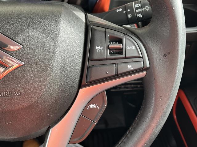 ハスラー ハイブリッドＸ　レーダーブレーキ　社外メモリーナビ　フルセグＴＶ　バックカメラ　アイドリングストップ　Ｂｌｕｅｔｏｏｔｈ　純正アルミホイール　ＨＩＤヘッドライト　オートライト　横滑り防止　ステアリングスイッチ（24枚目）