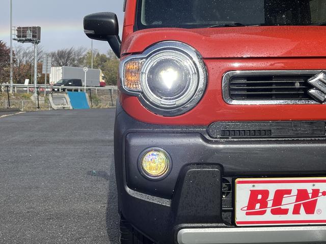 ハスラー ハイブリッドＸ　レーダーブレーキ　社外メモリーナビ　フルセグＴＶ　バックカメラ　アイドリングストップ　Ｂｌｕｅｔｏｏｔｈ　純正アルミホイール　ＨＩＤヘッドライト　オートライト　横滑り防止　ステアリングスイッチ（37枚目）