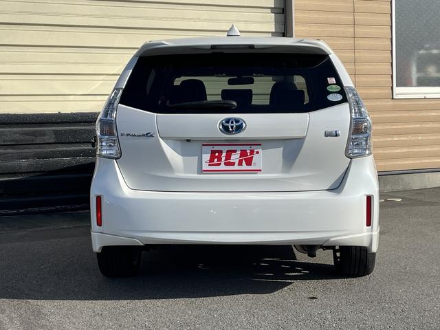 プリウスアルファ Sツーリングセレクション 純正メモリーナビ フルセグTV バックカメラ Bluetooth ETC 純正アルミホイール ステアリングスイッチ ヘッドライトウォッシャー LEDヘッドライト(8枚目)