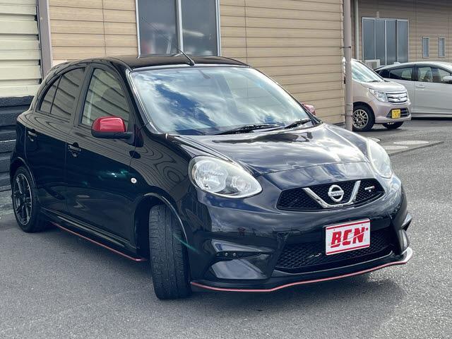 マーチ ニスモ　Ｓ　社外メモリーナビ　フルセグＴＶ　Ｂｌｕｅｔｏｏｔｈ　純正アルミホイール　横滑り防止　横滑り防止　キーフリー（4枚目）