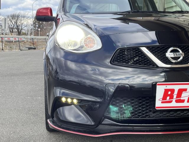 マーチ ニスモ　Ｓ　社外メモリーナビ　フルセグＴＶ　Ｂｌｕｅｔｏｏｔｈ　純正アルミホイール　横滑り防止　横滑り防止　キーフリー（36枚目）
