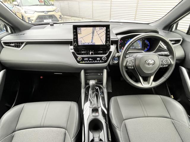 カローラクロス ハイブリッド Z DVD再生可☆ETC2.0☆プリクラッシュセーフティ☆フルセグTV☆パーキングセンサー☆車線逸脱警報☆LEDヘッドライト☆Wシートヒーター☆D席パワーシート☆オートハイビーム☆ハーフレザー調シート☆(16枚目)