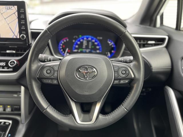 カローラクロス ハイブリッド Z DVD再生可☆ETC2.0☆プリクラッシュセーフティ☆フルセグTV☆パーキングセンサー☆車線逸脱警報☆LEDヘッドライト☆Wシートヒーター☆D席パワーシート☆オートハイビーム☆ハーフレザー調シート☆(17枚目)