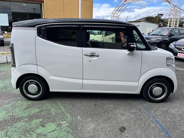 N-BOXスラッシュ G・Lインテリアカラーパッケージ 社外SDナビ☆フルセグTV☆Bluetoothオーディオ☆バックカメラ☆DVD再生可☆Wシートヒーター☆HIDヘッドライト☆オートライト☆横滑り防止☆電動パーキングブレーキ☆USBポート×2☆(4枚目)