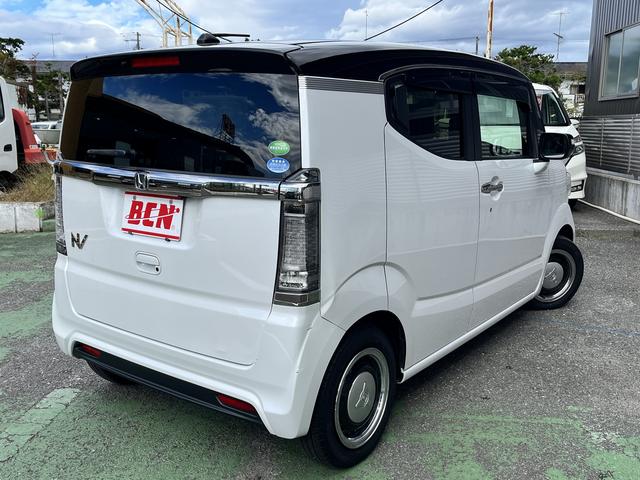 N-BOXスラッシュ G・Lインテリアカラーパッケージ 社外SDナビ☆フルセグTV☆Bluetoothオーディオ☆バックカメラ☆DVD再生可☆Wシートヒーター☆HIDヘッドライト☆オートライト☆横滑り防止☆電動パーキングブレーキ☆USBポート×2☆(6枚目)