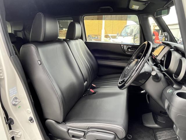 N-BOXスラッシュ G・Lインテリアカラーパッケージ 社外SDナビ☆フルセグTV☆Bluetoothオーディオ☆バックカメラ☆DVD再生可☆Wシートヒーター☆HIDヘッドライト☆オートライト☆横滑り防止☆電動パーキングブレーキ☆USBポート×2☆(9枚目)