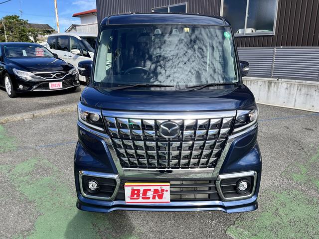 フレアワゴンカスタムスタイル ハイブリッドＸＧ　純正メモリーナビ☆フルセグＴＶ☆Ｂｌｕｅｔｏｏｔｈオーディオ☆ＤＶＤ再生可☆バックカメラ☆パーキングセンサー☆ＲＢＳ☆ＬＥＤヘッドライト☆アイドリングストップ☆車線逸脱警報☆Ｄ席シートヒーター☆（3枚目）