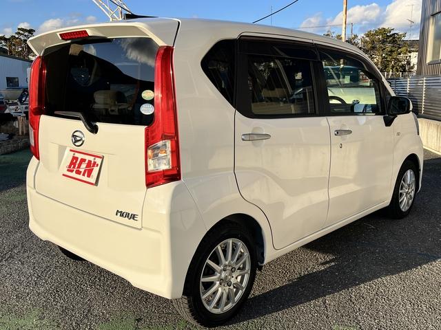 ムーヴ Xターボ 純正CDデッキ☆オートライト☆PWRモード☆横滑り防止☆アイドリングストップ☆Wバニティミラー☆フォグランプ☆オートリトラミラー☆シートリフター☆アームレストコンソール☆スマートキー☆(4枚目)