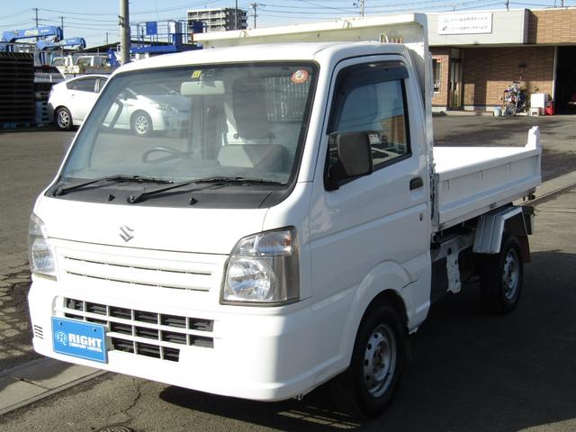 KCエアコン・パワステ ダンプ パートタイム4WD エアコン(4枚目)